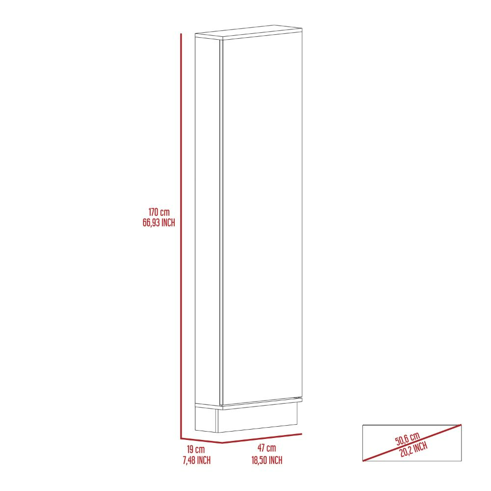 Shoe Rack Standing Mirror