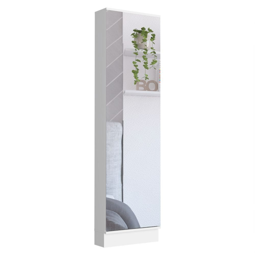 Shoe Rack Standing Mirror