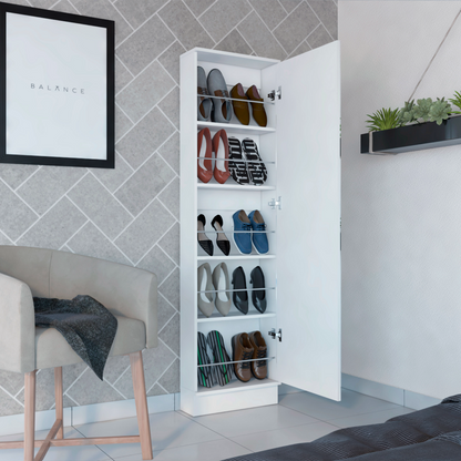 Shoe Rack Standing Mirror