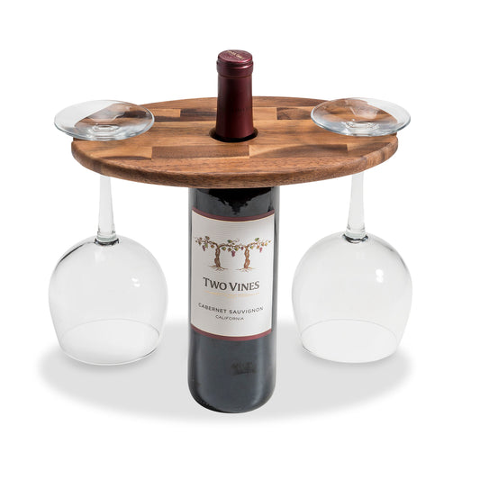 Wooden Wine Glass Caddy