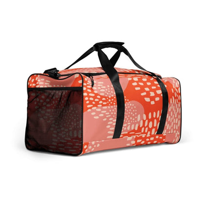 Blood Orange Abstract Print Large Travel Duffle Bag - Lorri Melas