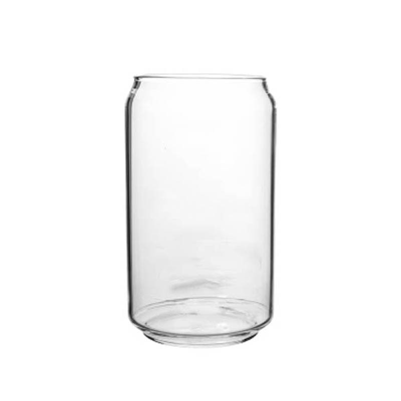 Can Shaped Glass Jar - Great for Refreshments, Ice-Cold Drinks, or Flowers