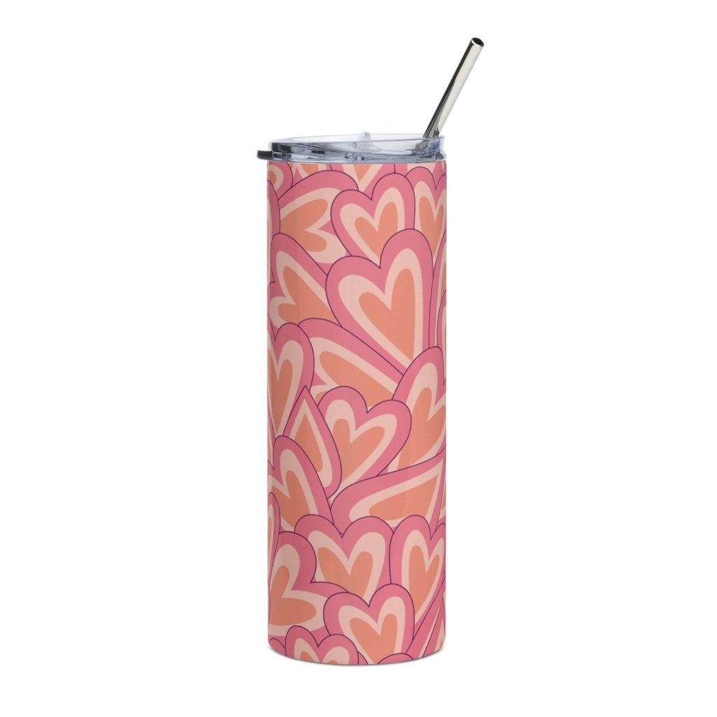 Heart Layers Stainless Steel Tumbler 20oz Lorri Melas