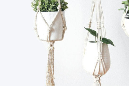 Plant Hanger - Macrame Plant Holder - for Indoor Plants and Greenery - Lorri Melas