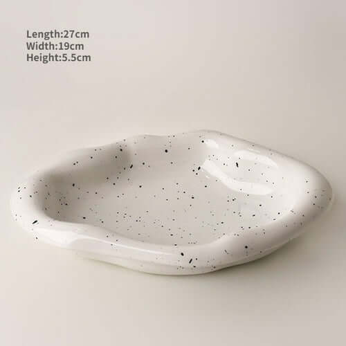 Polka Dot Ceramic Trinket Tray - Lorri Melas