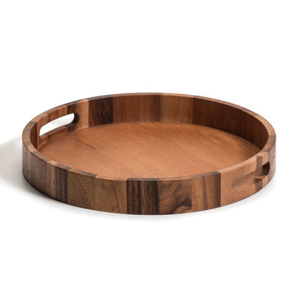 Round Wood Charcuterie Board Tray - Lorri Melas