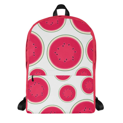 Watermelon Backpack 100% Polyester Water Resistant Laptop Pocket - Lorri Melas