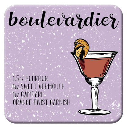 Whiskey Cocktail Coaster Set - Lorri Melas