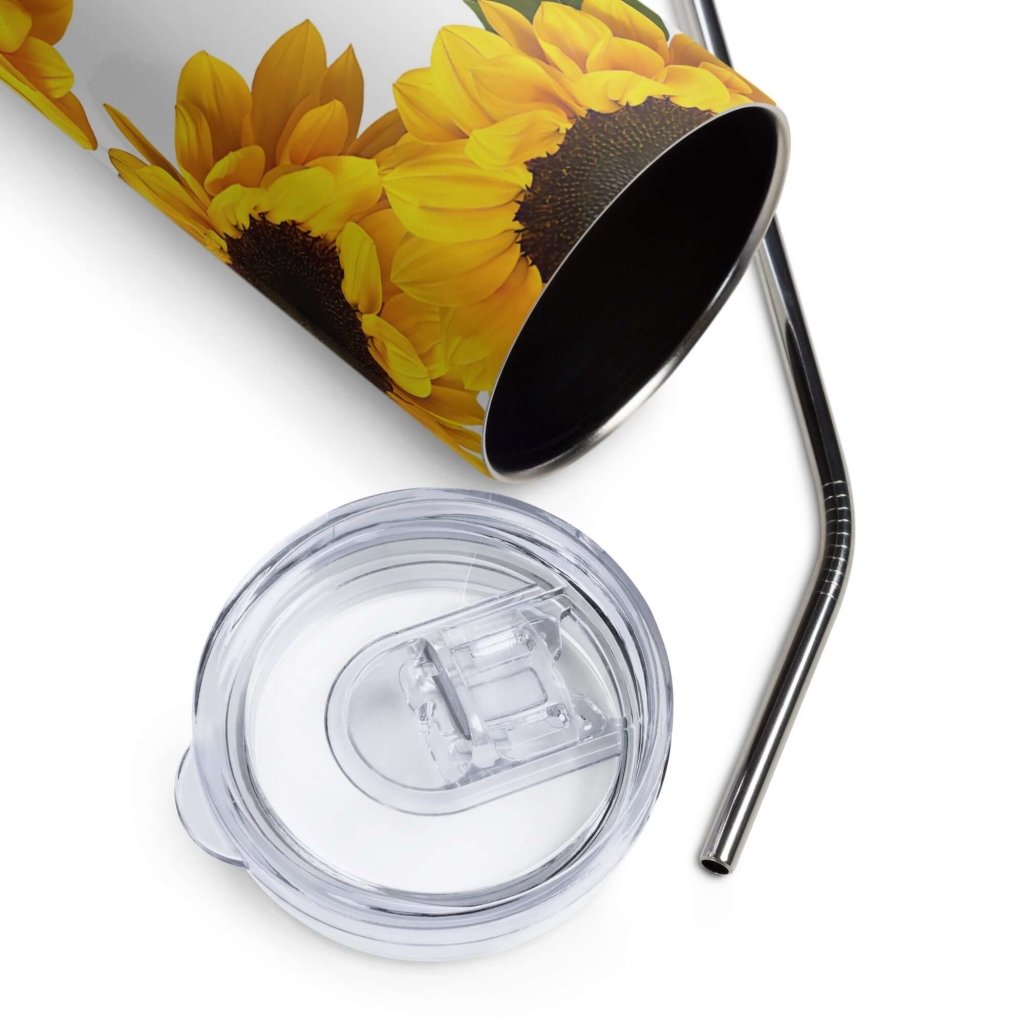 You're My Sunflower Stainless Steel Tumbler 20oz - Lorri Melas